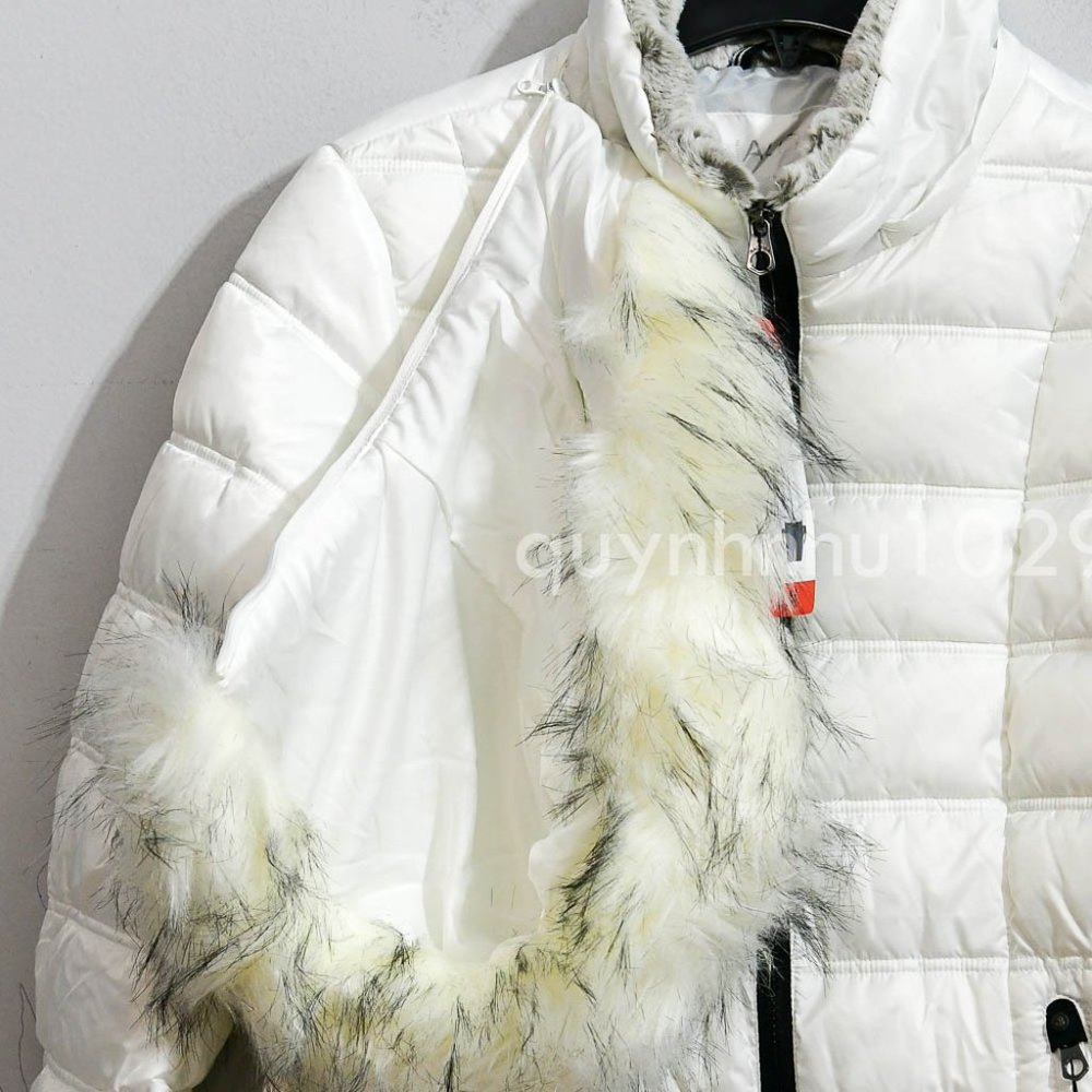 NWT Nautica women Puffer Jacket in white - Picture 9 of 9